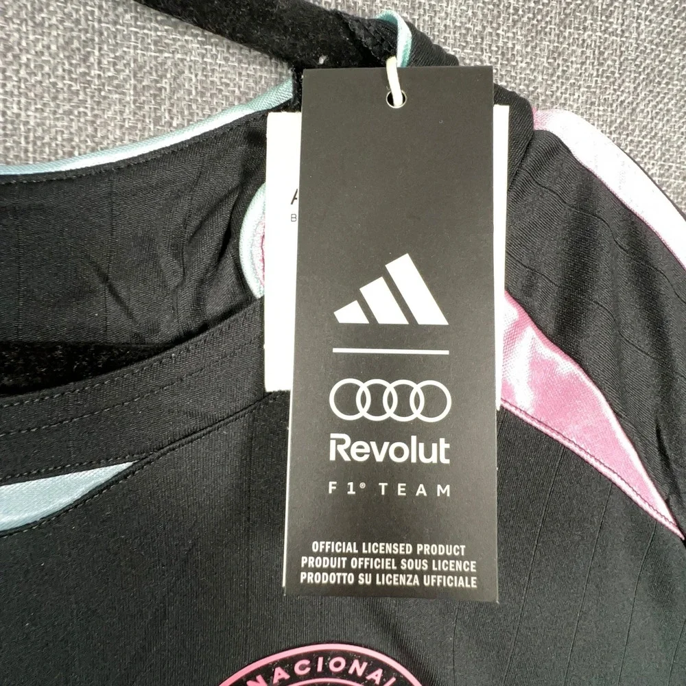 Audi x adidas Formula 1 Miami Grand Prix Inter Miami Jersey Mens 2XL Black NEW